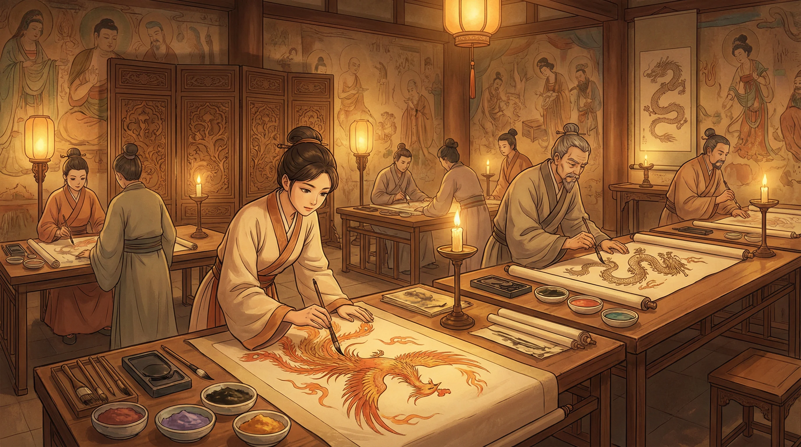 画师入驻 - 大漠苍狼电视剧全集 国风动漫画师